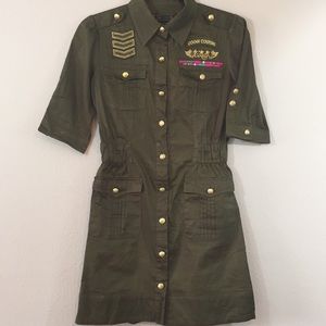 COOGI ARMY DRESS WOMEN- SIZE MEDIUM Dark Green